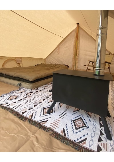 Campout - Pluton 3,20x3 Mt Kanvas Çadır Çok Renkli