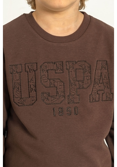 U.S. Polo Assn. Erkek Çocuk Nakışlı Yeşil Uzun Kol Eşofman Takımı Us2610-c-v2 Us2610-c-v2