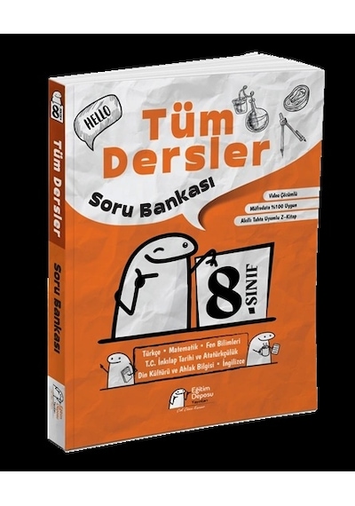 8. Sınıf Tüm Dersler Soru Bankası Eğitim Deposu Yayınları