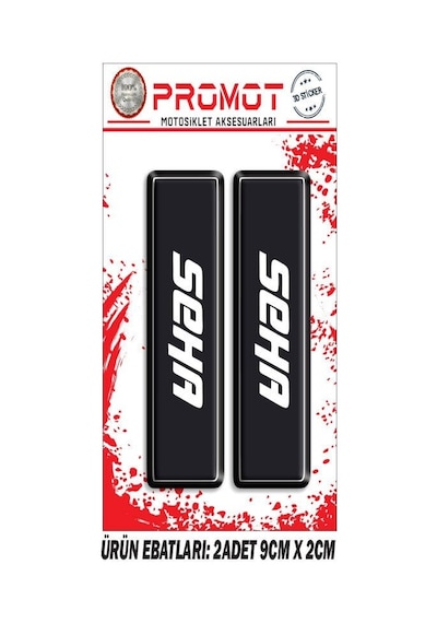 Seha Tasarımlı Ön Maşa Damla Sticker 02 Diğer