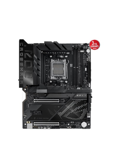 Asus Rog Crosshaır X870e Apex, 2xddr5, 5xm.2, 2xdp, Type-c, Pcıe 5.0, 2xwi-fi 7, Bluetooth V5.4, Am5 Soket Gamıng Anakart