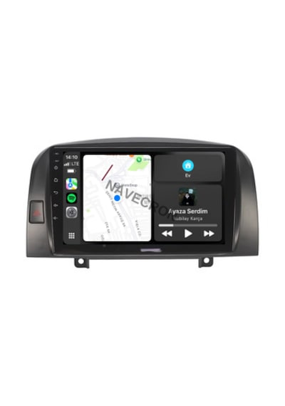 Hyundaı Sonata 2006-08 9" Uyumlu Androıd Multimedya Gerçek 2/32 Kablosuz Carplay Geri Görüş Kameralı 9"
