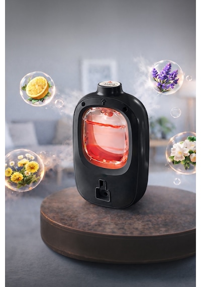 Mioji Smell 2x Yeni Nesil Şarjlı Otomatik Oda Kokusu Makinesi Siyah - Lavanta Lavanta