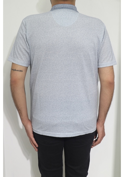 Santa Dmctekstil Erkek Kendinden Desenli Klasik Rahat Kalıp Tek Cepli Polo Yakalı T-shirt Indigo Santa Dmctekstil Erkek Kendinden Desenli Klasik Rahat Kalıp Tek Cepli Polo Yakalı T-shirt Indigo