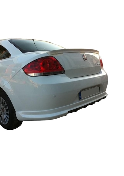 Fiat Linea 2007-2014 Uyumlu Custom Style Arka Tampon Eki Plastik
