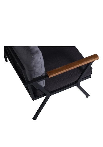 PiLocco Demonte Metal Mutfak Köşe Takımı 180 x 180 CM Antrasit - Gri