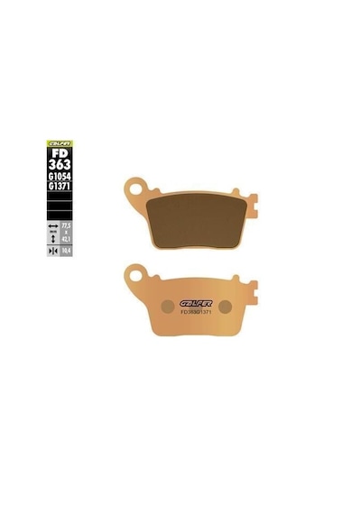 Honda Cbr 600 Rr Arka Fren Balatası 2007-2008 Galfer Sinter Metal