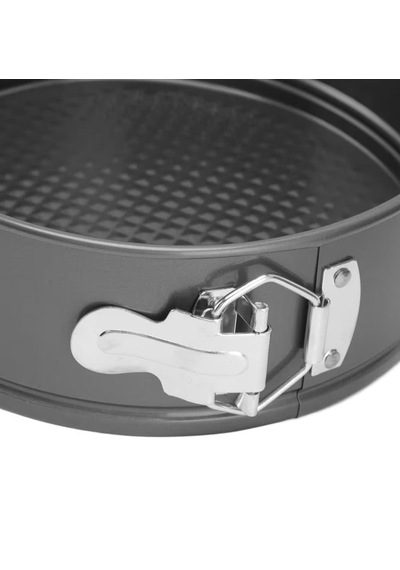 3 Parça Metal Kelepçeli Pasta Kek Kalıbı Seti Kalpli Kare Yuvarlak Füme