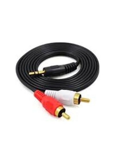 1.5Mt 2Rca 3.5Mm Stero Gold Uçlu Kablo