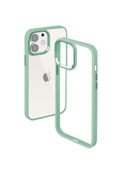 Buff Apple Uyumlu iPhone 11 New Air Bumper Kılıf Açık Yeşil