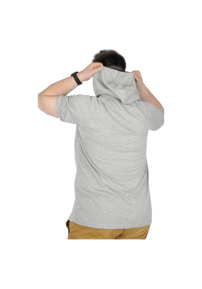 Mode Xl Büyük Beden T-Shirt Kapşonlu Paris 22174 Grimelanj 001