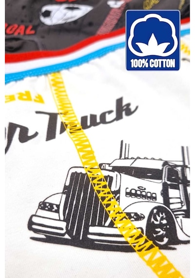 Uniquetrenders Erkek Çocuk %100 Pamuklu 6'lı Boxer Renklı