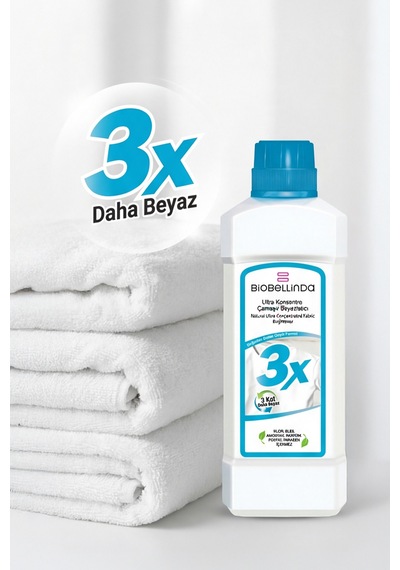 3x Ultra Konsantre Çamaşır Beyazlatıcı 750 Gr 3'lü Set Diğer