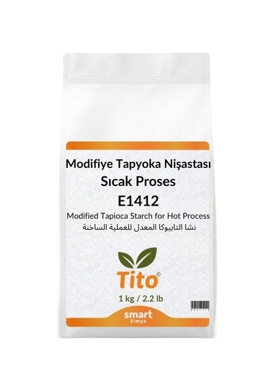 Modifiye Tapyoka Nişastası Sıcak Proses E1412 1 Kg