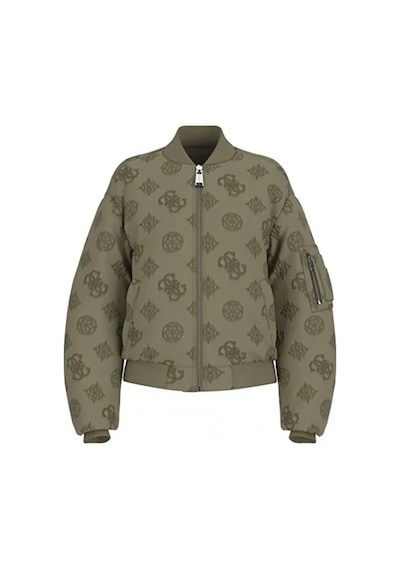 Guess Philomene Kadın Yeşil Bomber Ceket W5yl08whdk2-g896 Yeşil