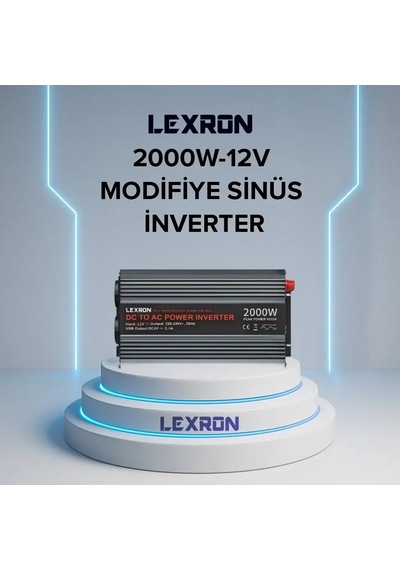 Lexron 12 V 2000 Watt Modifiye Sinüs İnverter