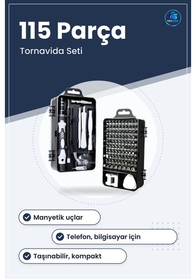 Manyetik Hassas Tornavida Seti Telefon Bilgisayar Tamir Aracı Day
