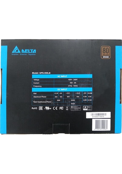 Delta GPS-550LB 550W 80+ Bronz Güç Kaynağı