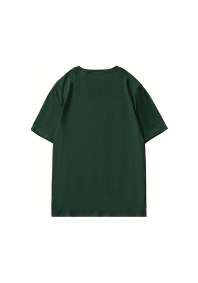 Uyguntarz Can Dostum Köpeğim Temalı Unisex Oversize Tshirt Yeşil