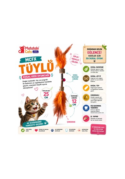 Tüylü Çıngıraklı,sesli,tüylü Kedi Oyuncağı