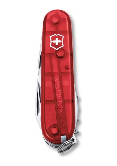 Victorinox Spartan Şeffaf Kırmızı Kamp Çakı Kırmızı