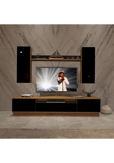 Decoraktiv Trendstyle 5ds Mdf Tv Ünitesi Tv Sehpası Pera - Siyah