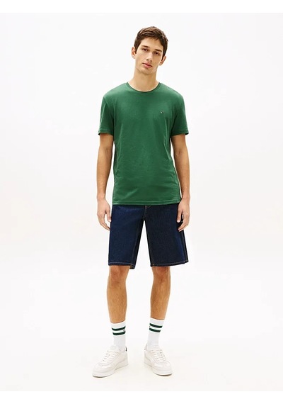 Ess Seasonal Reg Fıt Solıd Tee Erkek Yeşil T-shirt - Mw0mw39995 Yeşil