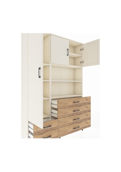 Arges Dolap 8 Raflı 6 Çekmeceli 3 Kapaklı 132x30x195 Aytaşı-aytaşı/çam Aytası/atlas Çam Arges Dolap 8 Raflı 6 Çekmeceli 3 Kapaklı 132x30x195 Aytaşı-aytaşı/çam Aytası/atlas Çam