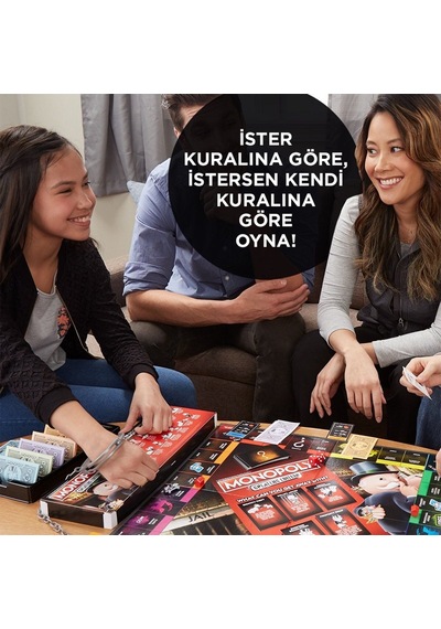 E1871 Hasbro Gaming - Monopoly Cheaters Edition +8 Yaş Belirtilmemiş