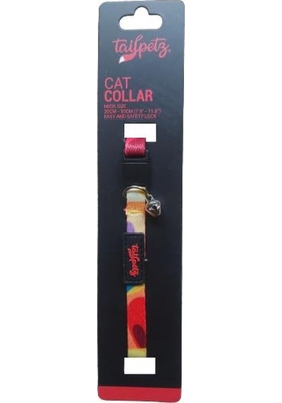 Tailpetz Cat Color Easy & Safety Lock Picasso Ayarlanır Kedi Boyun Tasması