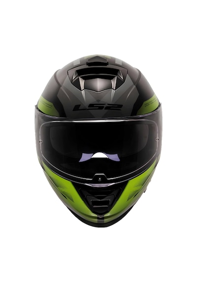 Ls2 Storm 2 Kronos Kapalı Kask Gri - Sarı