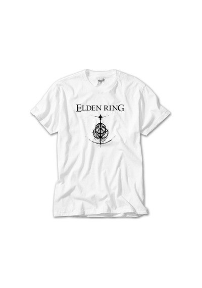 Elden Ring Logo Beyaz Tişört Beyaz