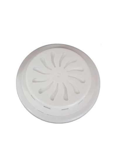 Orret Home Ayarlı Doğalgaz Cam Menfezi Beyaz Ø18cm - Aç-kapa Ayarlanabilir Soğuk Hava Engelleyen Cam Menfezi - Şeffaf Panel Hava Kapaklı Havalandırma Menfezi