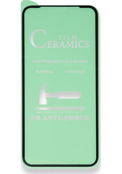 Oppo Reno 4 Lite Seramik Nano Kırılmaz Cam Tam Kaplayan Ekran Koruyucu
