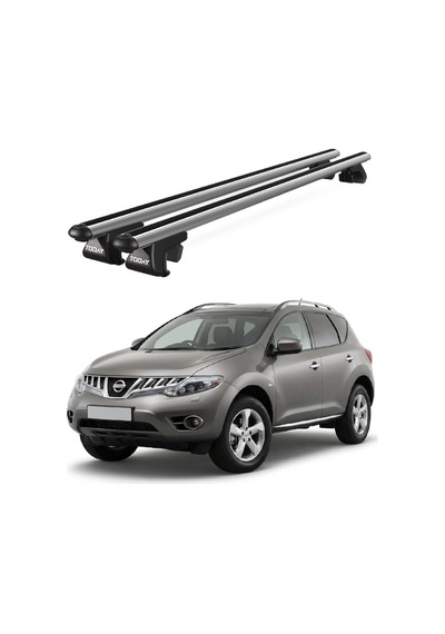 Venüs Nissan Murano 2008-2015 Uyumlu Gri Ara Atkı Port Bagaj Tavan Barı