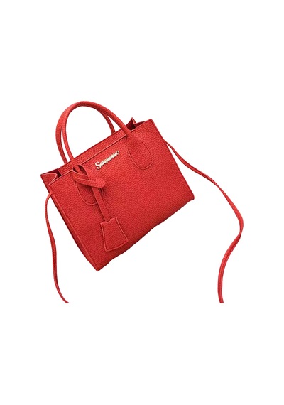 Dongxiaojie Vintage Lychee Baskı Çantası Çok Yönlü Banliyö Üst Kol Çantası Seyahat Düğün İçin Uygun Vermelho
