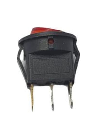 Electroon Mini Işıklı Yuvarlak Anahtar 16Mm 3Pin - 10Adet