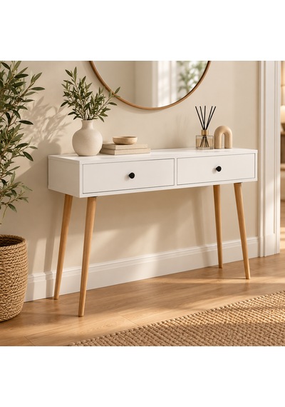Viva 120 Cm -2 Kapaklı - Ahşap Ayaklı Dresuar -beyaz Viva 120 Cm -2 Kapaklı - Ahşap Ayaklı Dresuar -beyaz