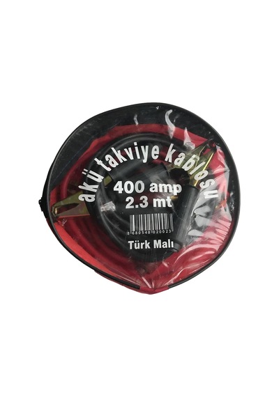 Trobus Çantalı Takviye Kablosu Araç Aküsü İçin 2,3 Metre 400 Amper