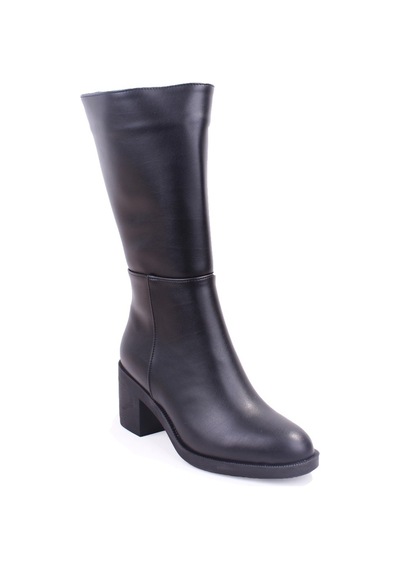 Dagoster Dza07-10620752 Siyah Günlük 7 Cm Kalıntopuklu Kadın Çizme