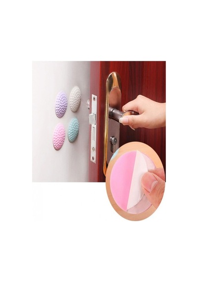 Çok Amaçlı Silikon Kapı Duvar Koruyucu Tampon 4'lü Paket Yapışkan Sessiz Kapı Stoperi