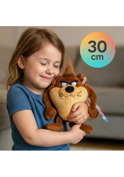 S00005783 Peluş Tazmanya 30cm Çok Renkli