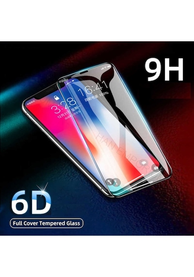 Apple Uyumlu   iPhone X Kırılmaz Cam 6D Ekran Koruyucu 1 Adet 6D Kırılmaz Cam
