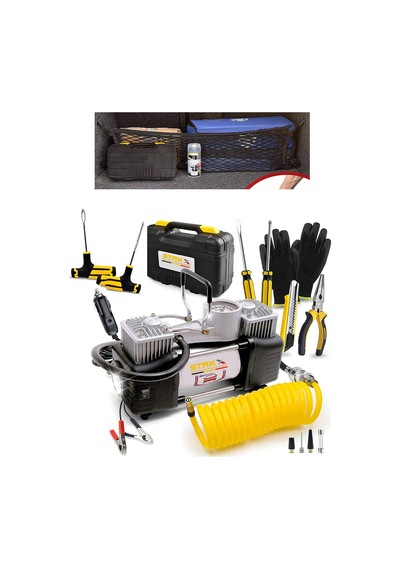 Staxx Power 12VHK Çift Pistonlu 12 V 150 Psi Metal Hava Kompresörü