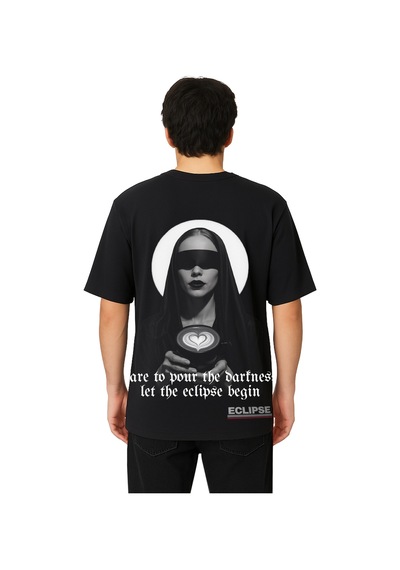 Eclipse Oversize T-shirt Siyah