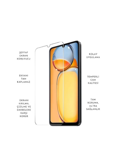 Xiaomi Poco C65 Uyumlu Kılıf Esnek Silikon Telefon Kılıfı Ve Temperli Cam Ekran Koruyucu Xiaomi Poco C65 Uyumlu Kılıf Esnek Silikon Telefon Kılıfı Ve Temperli Cam Ekran Koruyucu