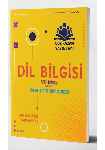 Çöz Kazan Yayınları Dil Bilgisi Konu Özetli Soru Bankası