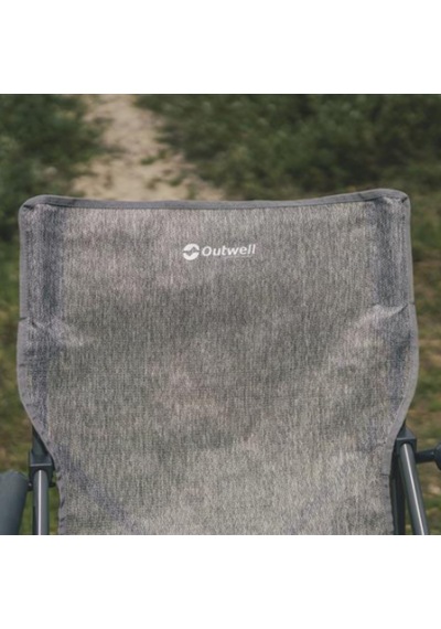 Outwell Ripple Airflow Terletmeyen Ultra Konforlu Katlanır Kamp Sandalyesi Gri