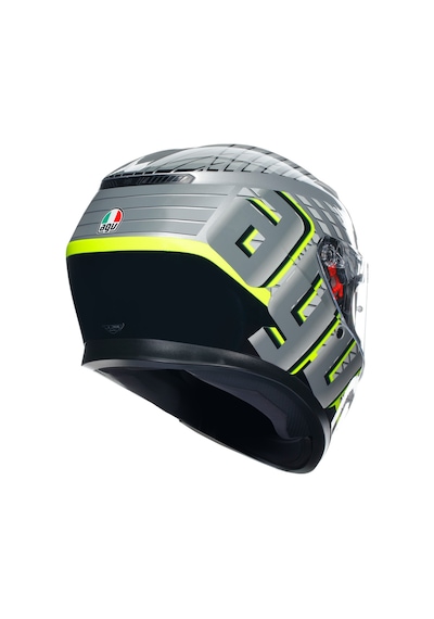Agv K3 Fortify Blk Fluo Motosiklet Kaskı