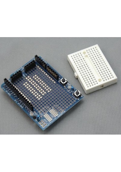 Komponentci Arduino Uno R3 Proto Shield+Mini Breadboard